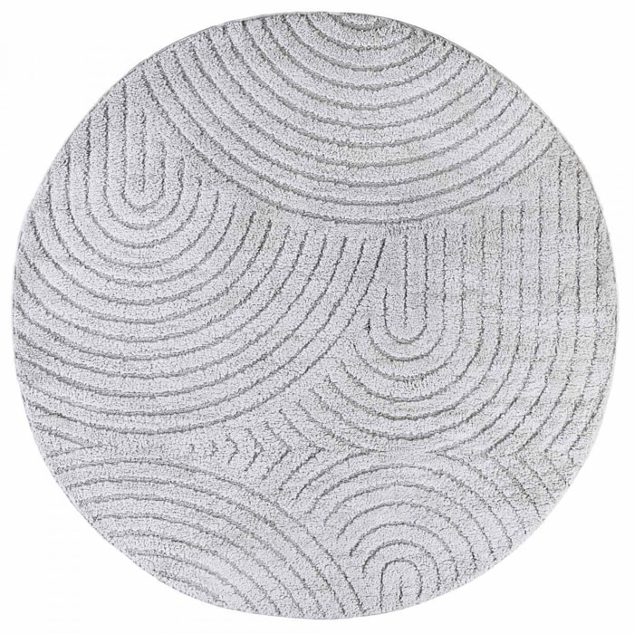 Tapis salon, motif géométrique, texture relief, lym chaleureux