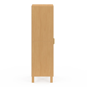 Armoire Eve 1 porte cannage H120cm