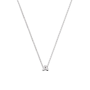 Collana Personalized Single Letter in Argento
