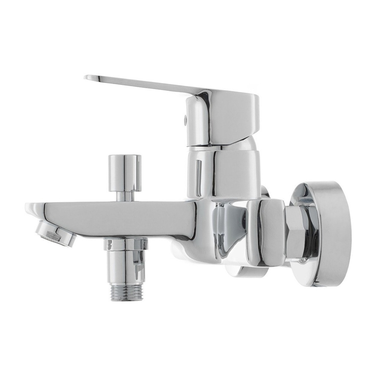 Optima Cube Way mitigeur de baignoire mural 150 mm à levier, chrome (CU222)