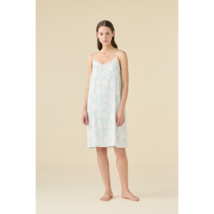 Camicia da notte in viscosa articolo floret. Noidinotte