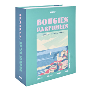 Bougie Parfumee X4 Coffret Voyage