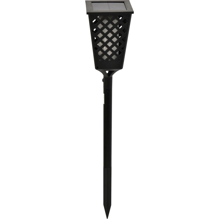 OMEGA Lampada led flame solare con picchetto 1700k 4w