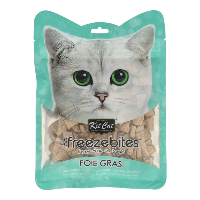 Kit Cat FreezeBites - Hígado de Pato 20 g Snack liofilizado natural para gatos