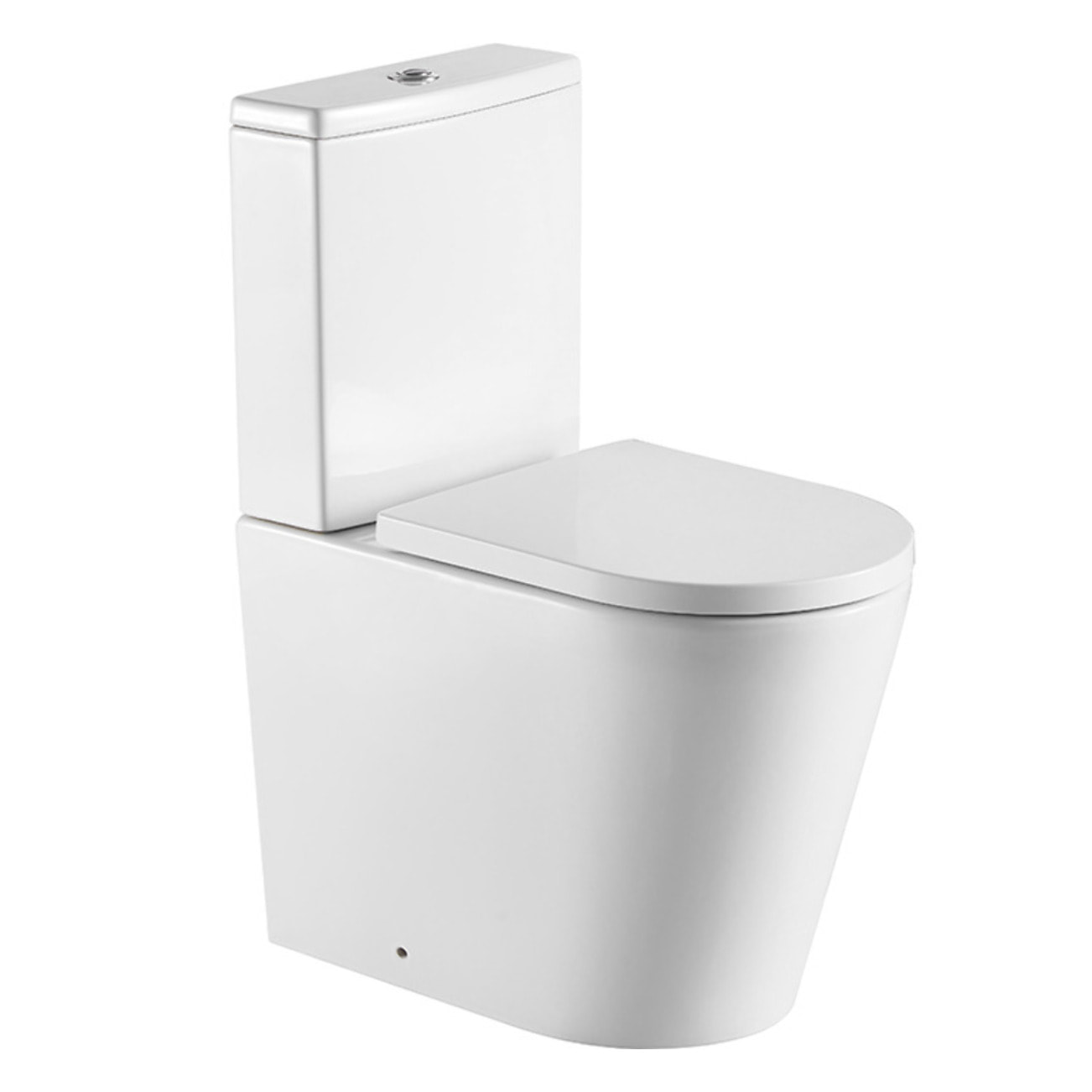 Brevis WC à poser sans bride + abattant softclose (SATBRE031RREXVP-SP)