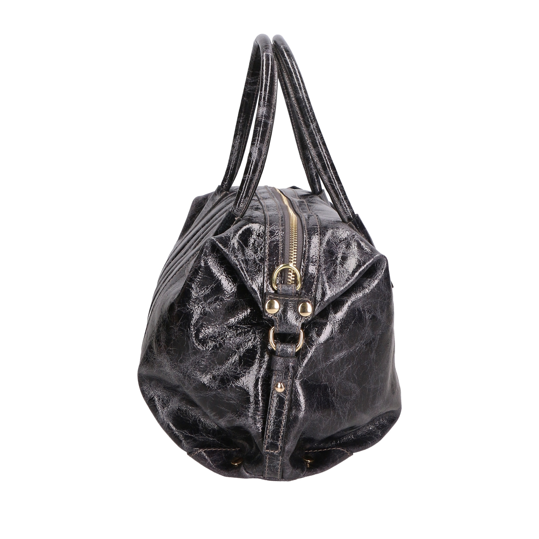 Borsa a spalla da Donna Wilma in Vera Pelle Made in Italy 34x23x13 cm