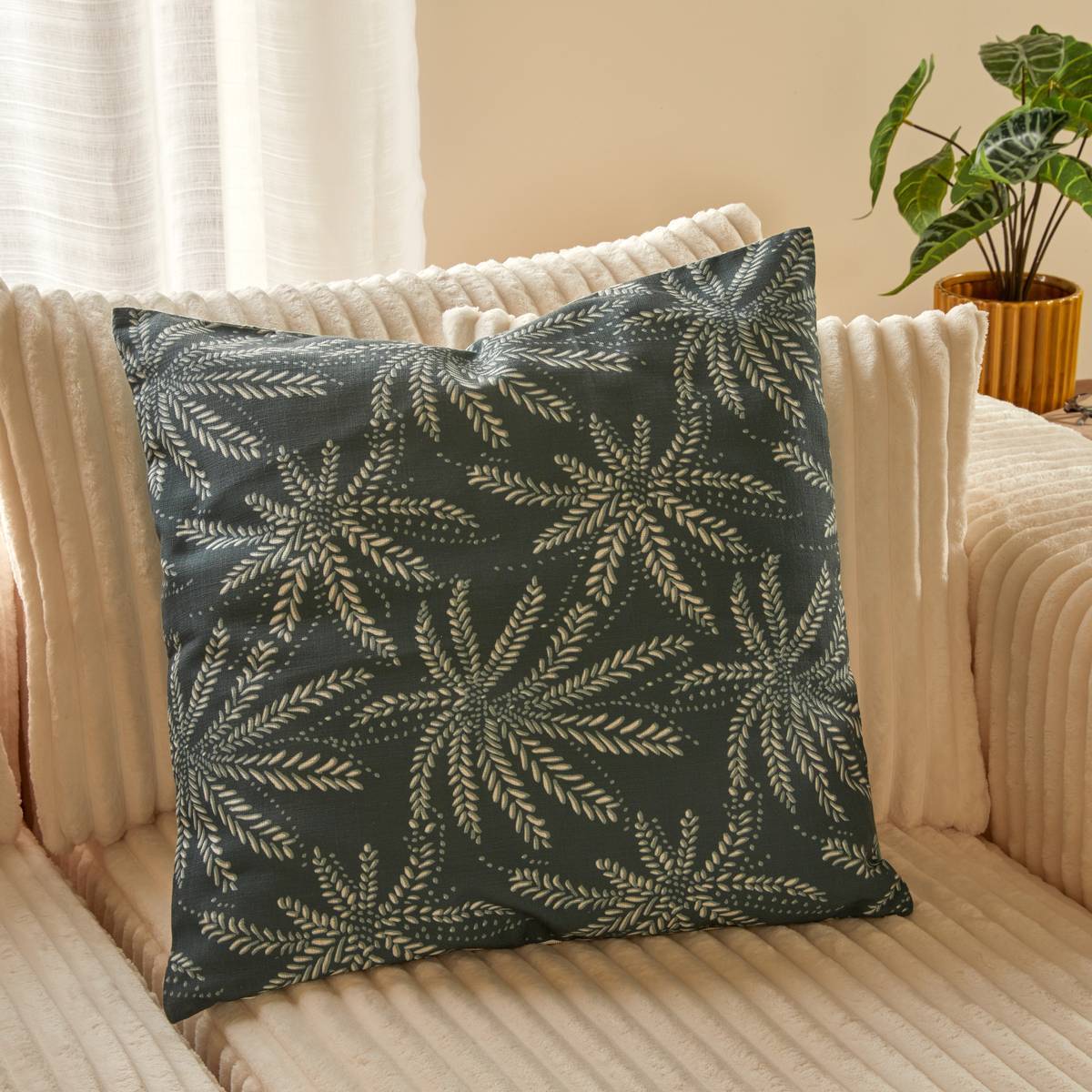 Coussin d'extérieur The palm resort 55x55cm vert