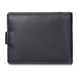 Portafoglio uomo in vera pelle - Modello Erebus Pro - Casual - 12.5 x 10.0 x 2.5 cm