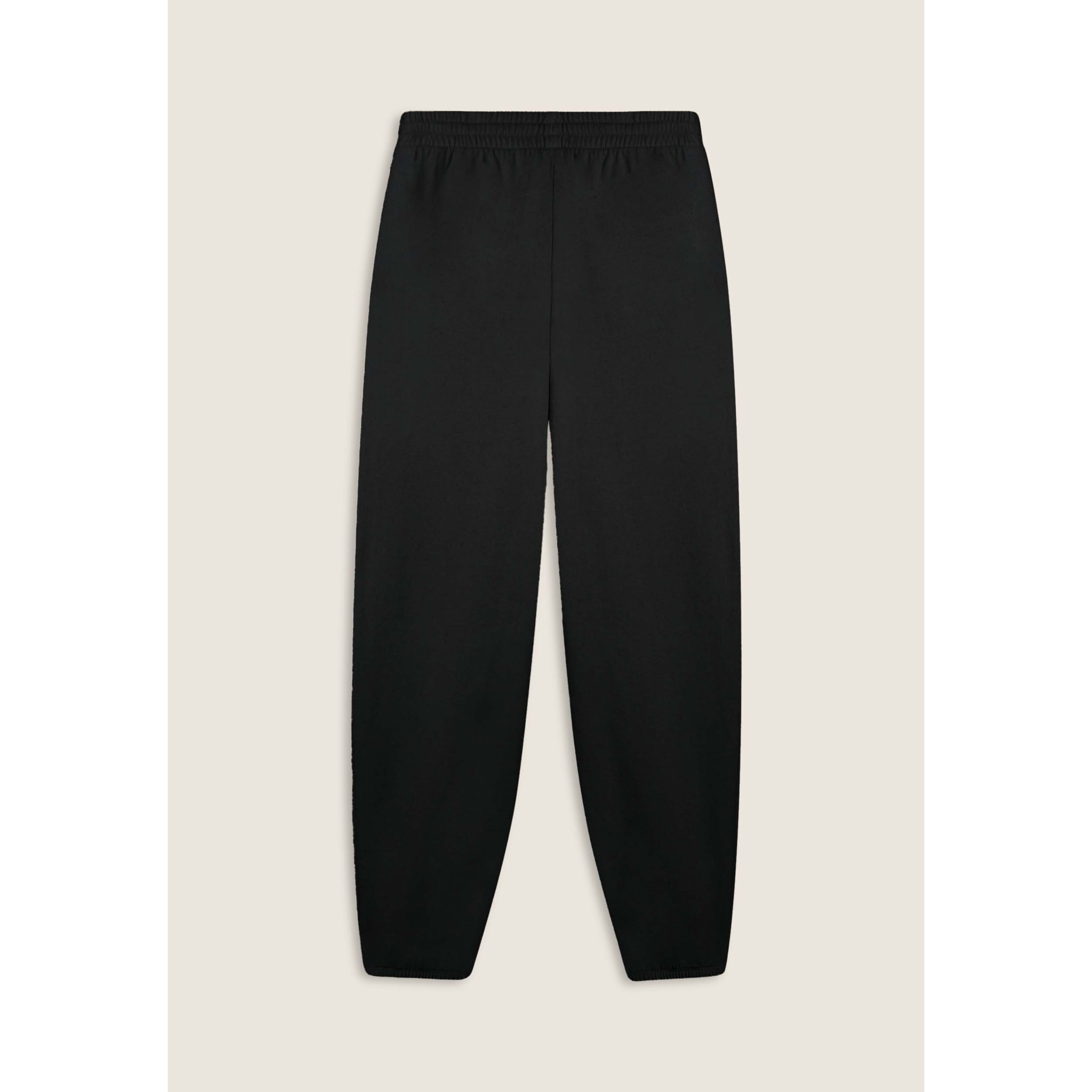 Pantaloni in felpa con stampa Flow e fondo raccolto