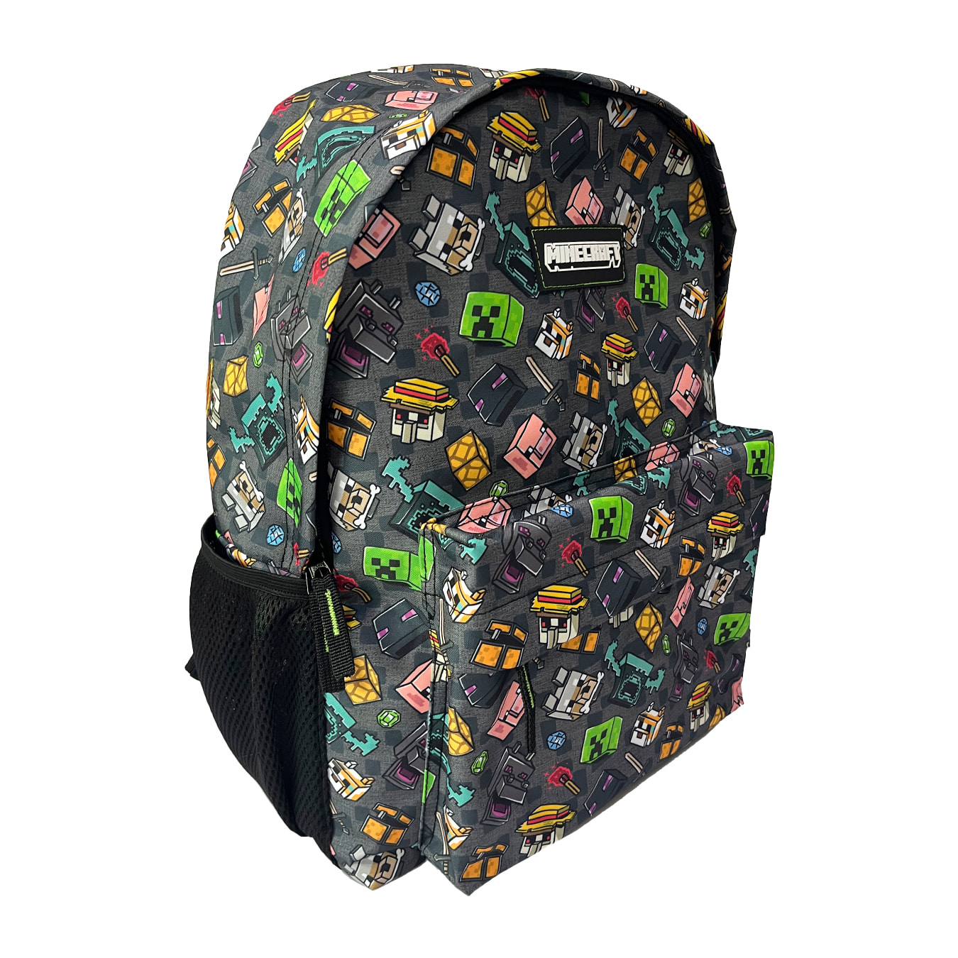 Zaino Americano Minecraft Personaggi adattabile a carrello. Schiena imbottita e scomparto per laptop.