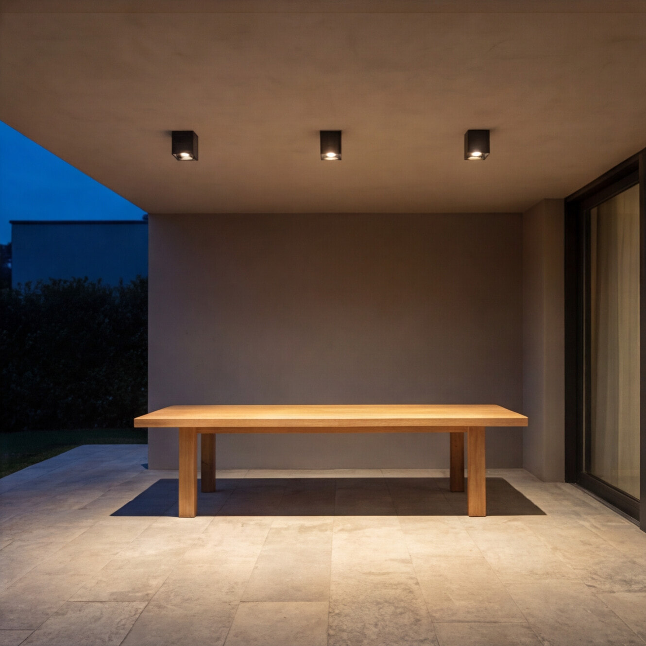 Ledsc4 LedsC4 - Plafón Exterior Afrodita 90mm, Aluminio y Cristal, Acabado Gris Transparente, Iluminación Personalizable, Resistente y Elegante para Espacios al Aire Libre