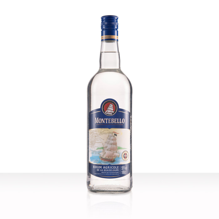 Rhum Blanc Agricole Montebello - Guadeloupe | 55% vol | 100cl