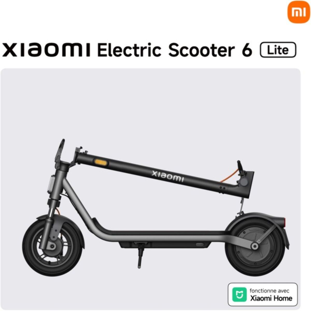 Trottinette électrique XIAOMI Electric Scooter 6 Lite Noir