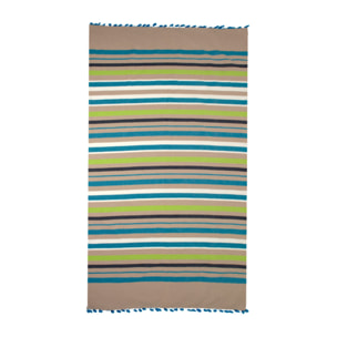 Telo Mare Fouta Modello Kenya Con Pon Pon