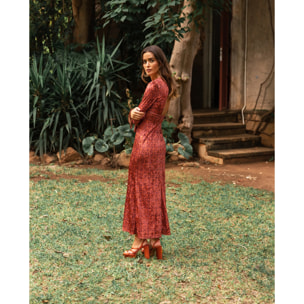 Vestido de terciopelo corte sirena