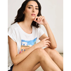 Camiseta Manga Corta Blanco - Lader