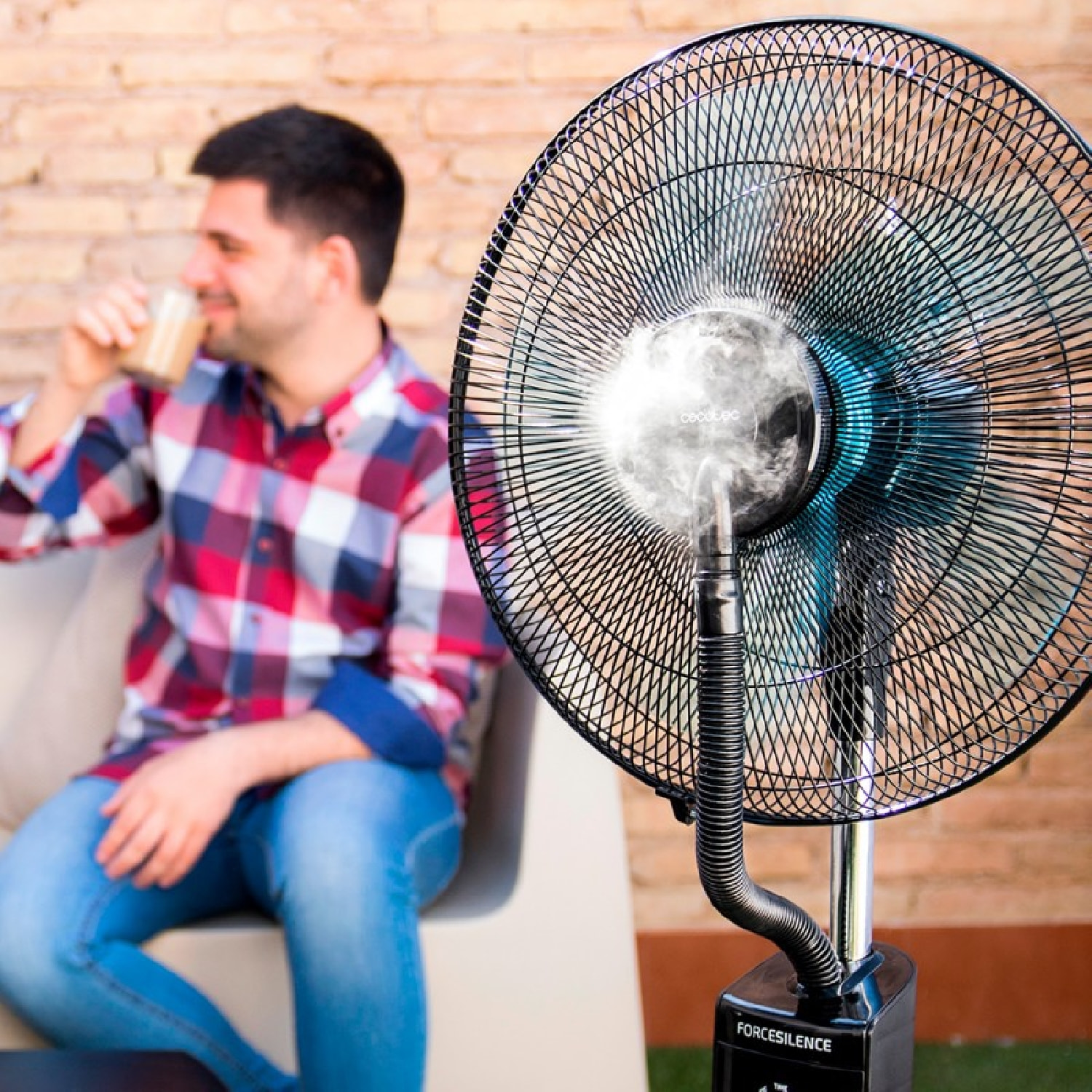 Ventilador Nebulizador de Agua con Temporizador EnergySilence 590 Freshessence.