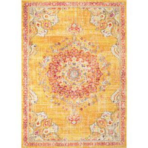 Anatolia - Tapis de salon vintage, jaune