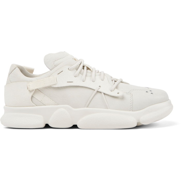 Zapatillas - CAMPER Karst - Blanco - Piel lisa / Goma