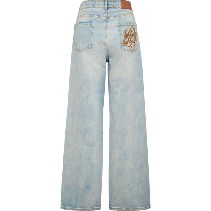 PHILIPP PLEIN Vaqueros Skater fit LOGO