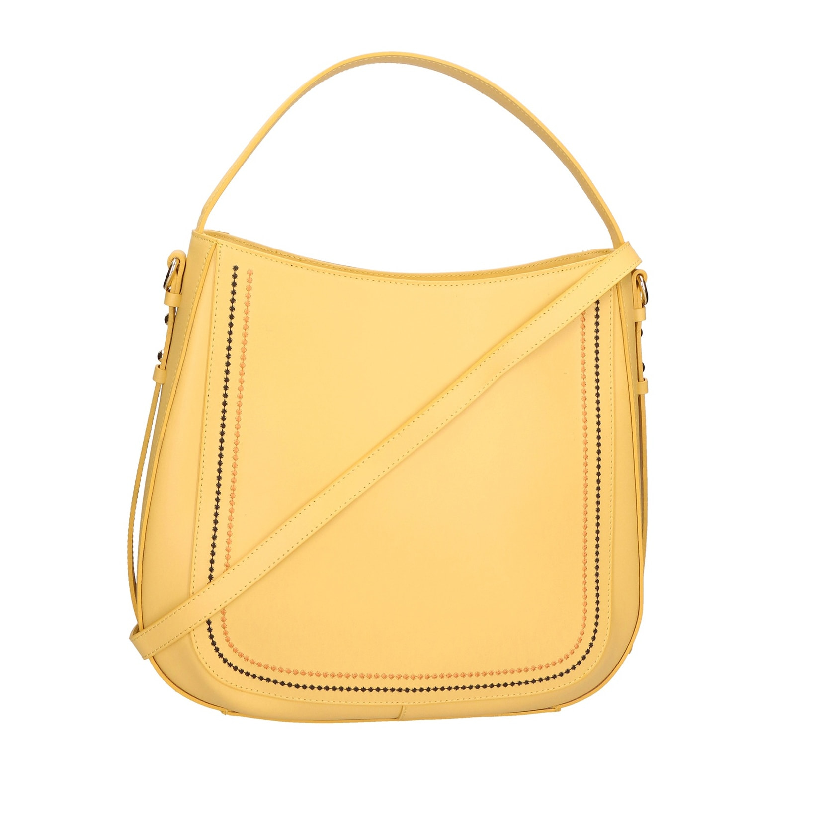 Borsa a mano da donna - Modello Gisella - Vera pelle - 31.0 x 35.0 x 11.0 cm