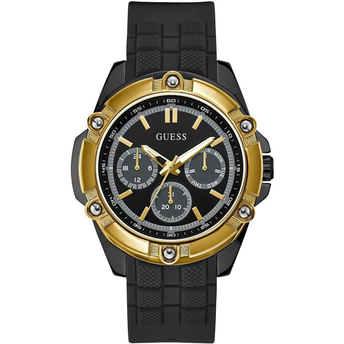 Reloj Guess W1302G2 Hombre Analogico Cuarzo con Correa de Caucho