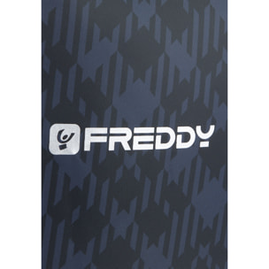 Shopper tartan in poliestere con zip e logo FREDDY