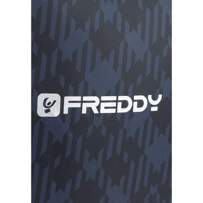 Shopper tartan in poliestere con zip e logo FREDDY