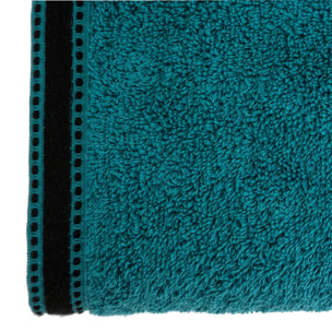Drap de bain "Joia" - coton 550 gr/m² - bleu canard 100x150 cm