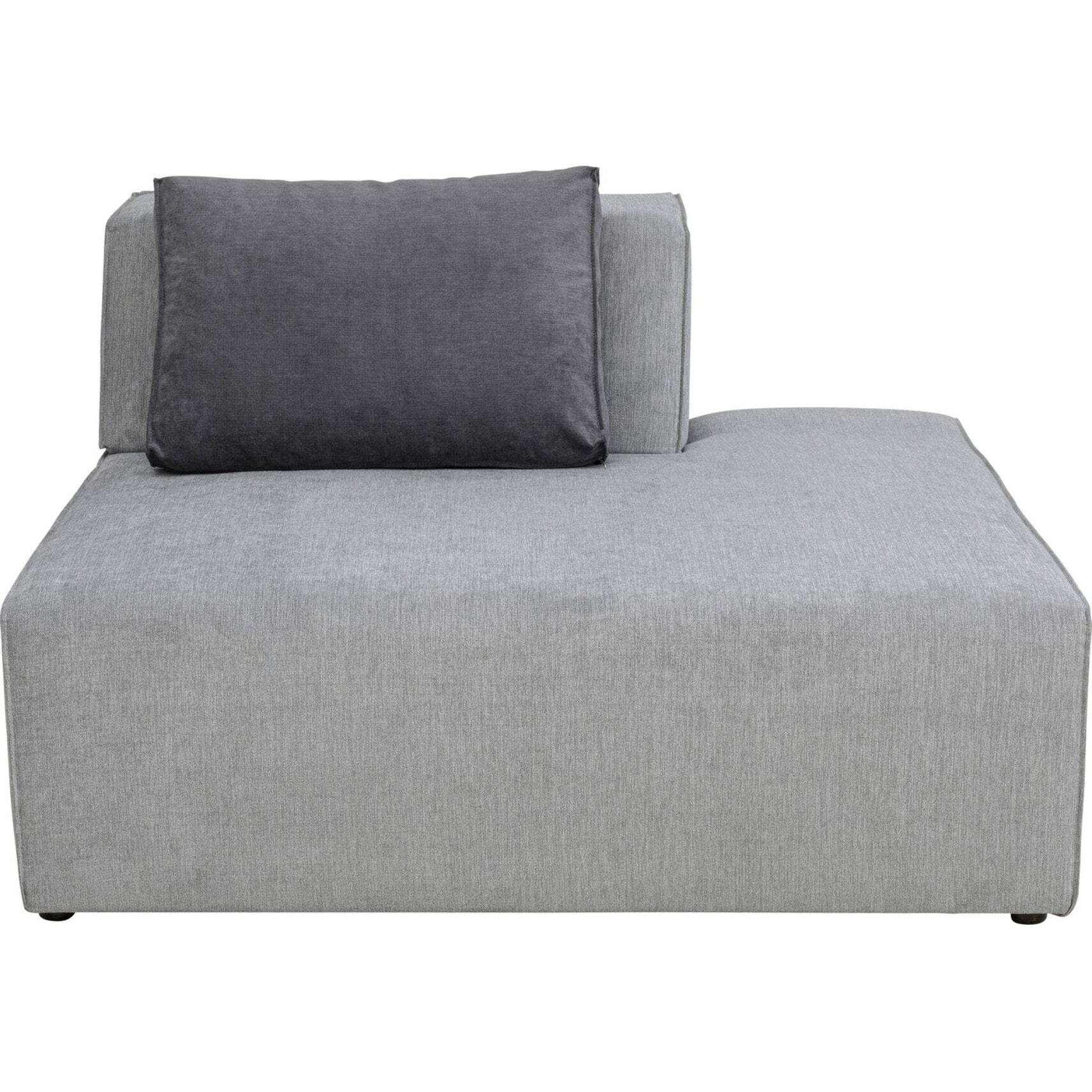 Méridienne canapé Infinity gris Kare Design