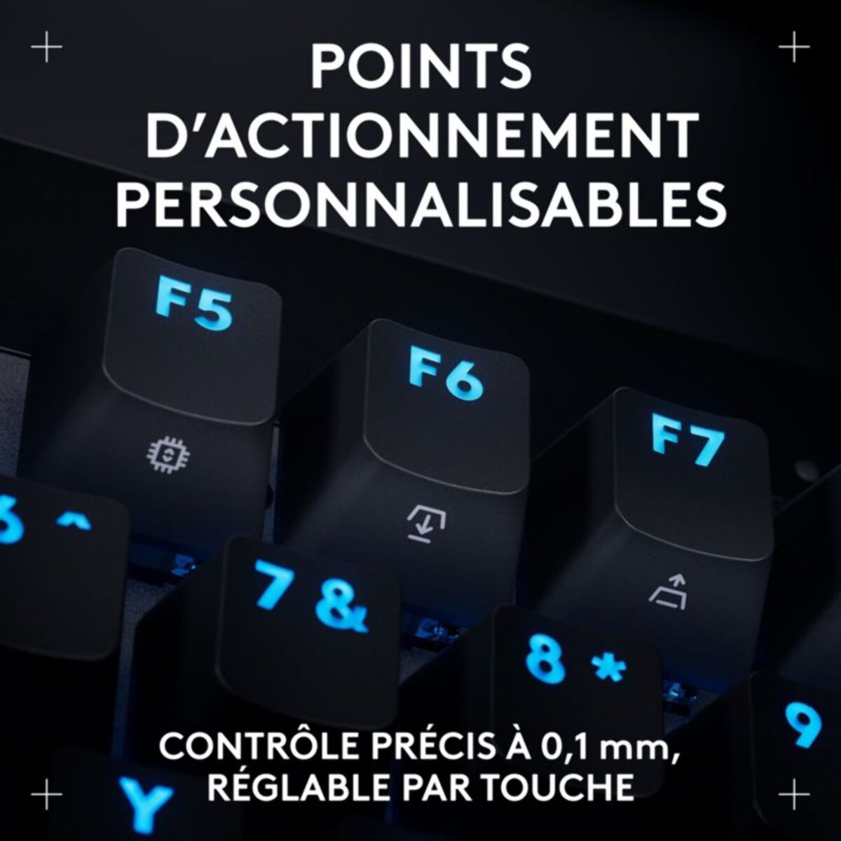 Clavier gamer LOGITECH G Pro X TKL Rapid  Noir