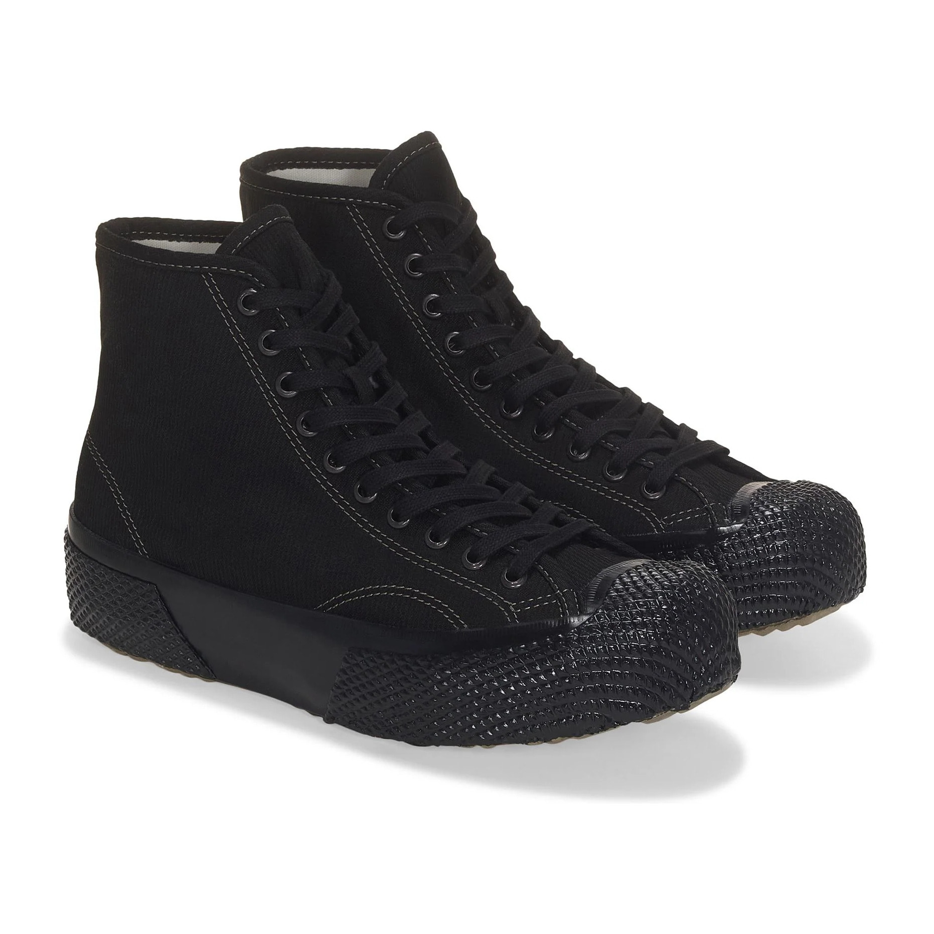Sneakers Superga Uomo/Donna Nero 2435 MILITARY DECK PIQUE