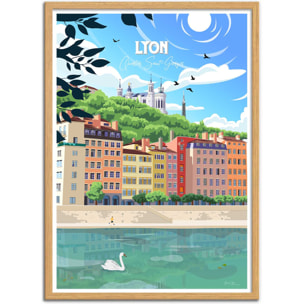 Affiche - Lyon Quartier Saint-Georges - Benoit Collet