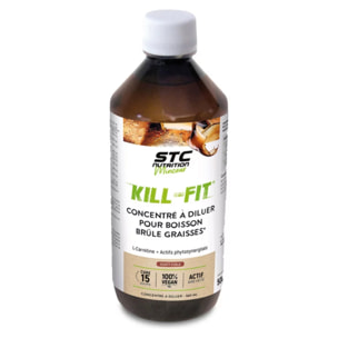 Kill Fit Concentré - Boisson Brûle-Graisses - Déstockage des graisses de réserve - Coût Cola - Flacon 500ml