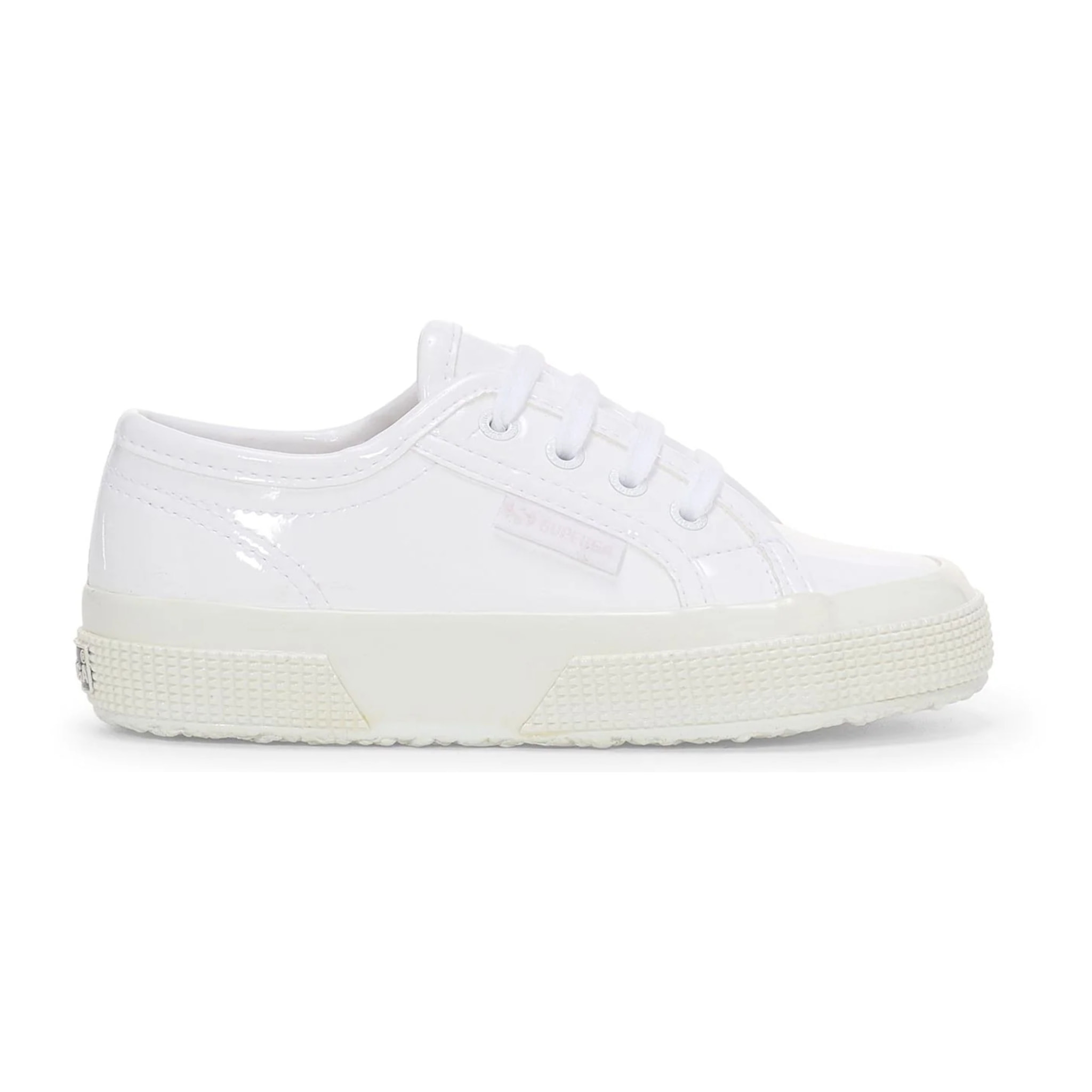 Le Superga Bambina Bianco 2750 Kids Vegan Varnish Material