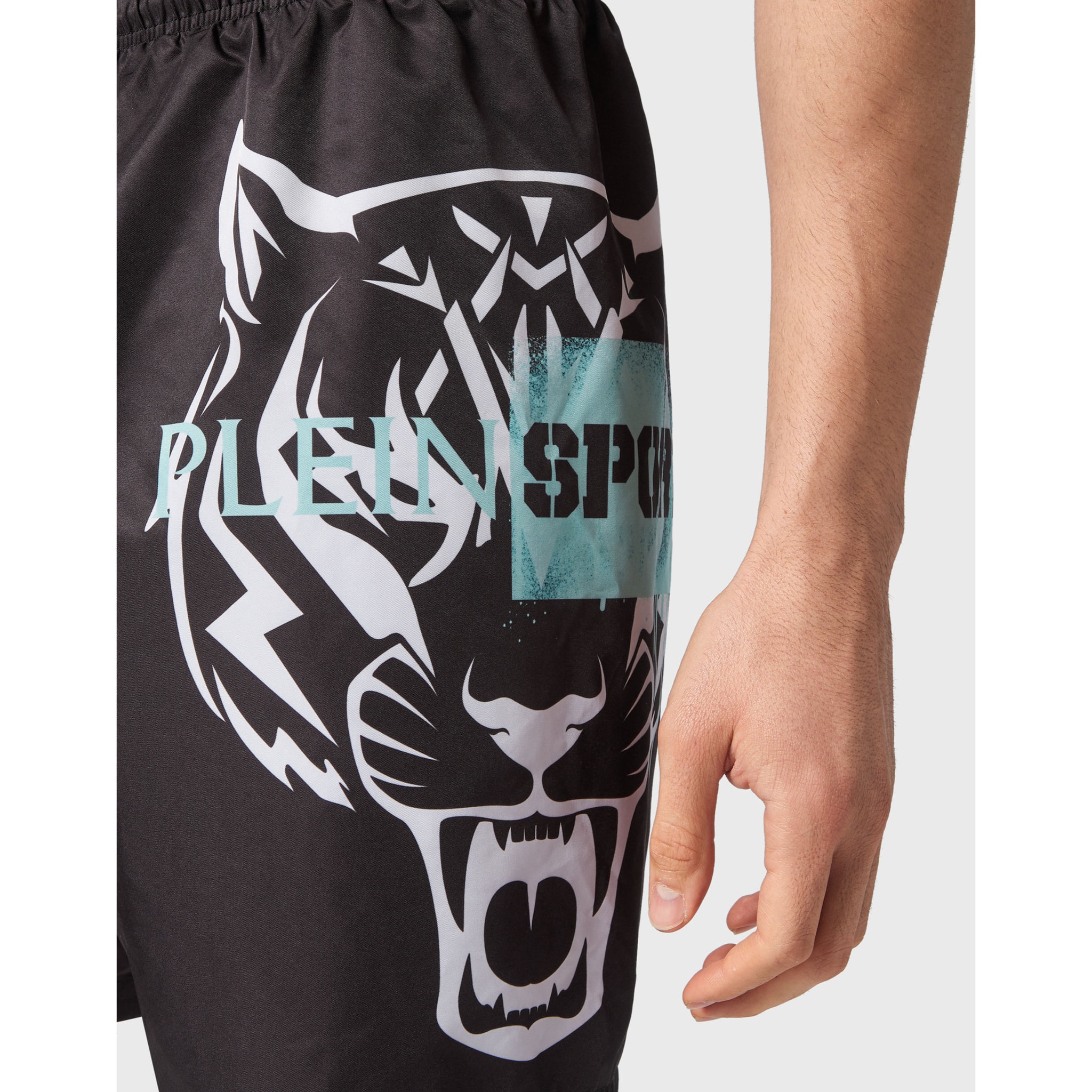 PLEIN SPORT Swim Trunks TIGER