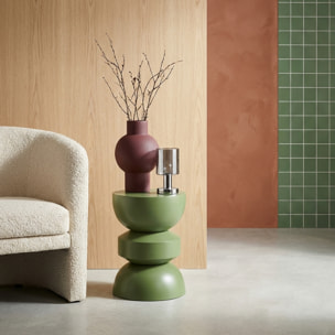 Table d'appoint, bout de canapé, table de chevet métal Ø32 x H43,5cm ASSA