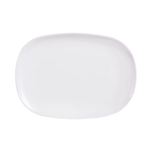 Assiette blanche 34 x 24 cm Sweet Line - Luminarc