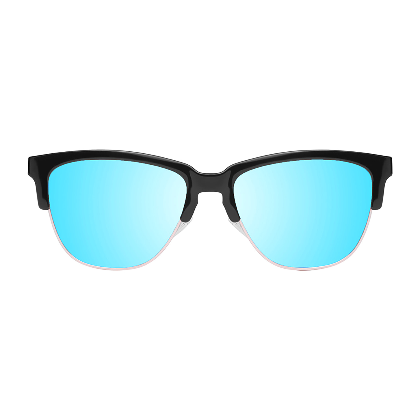 Gafas de sol OCEAN LAFITENIA - Negro mate / Revo azul cielo