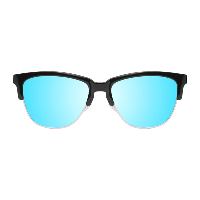 Gafas de sol OCEAN LAFITENIA - Negro mate / Revo azul cielo