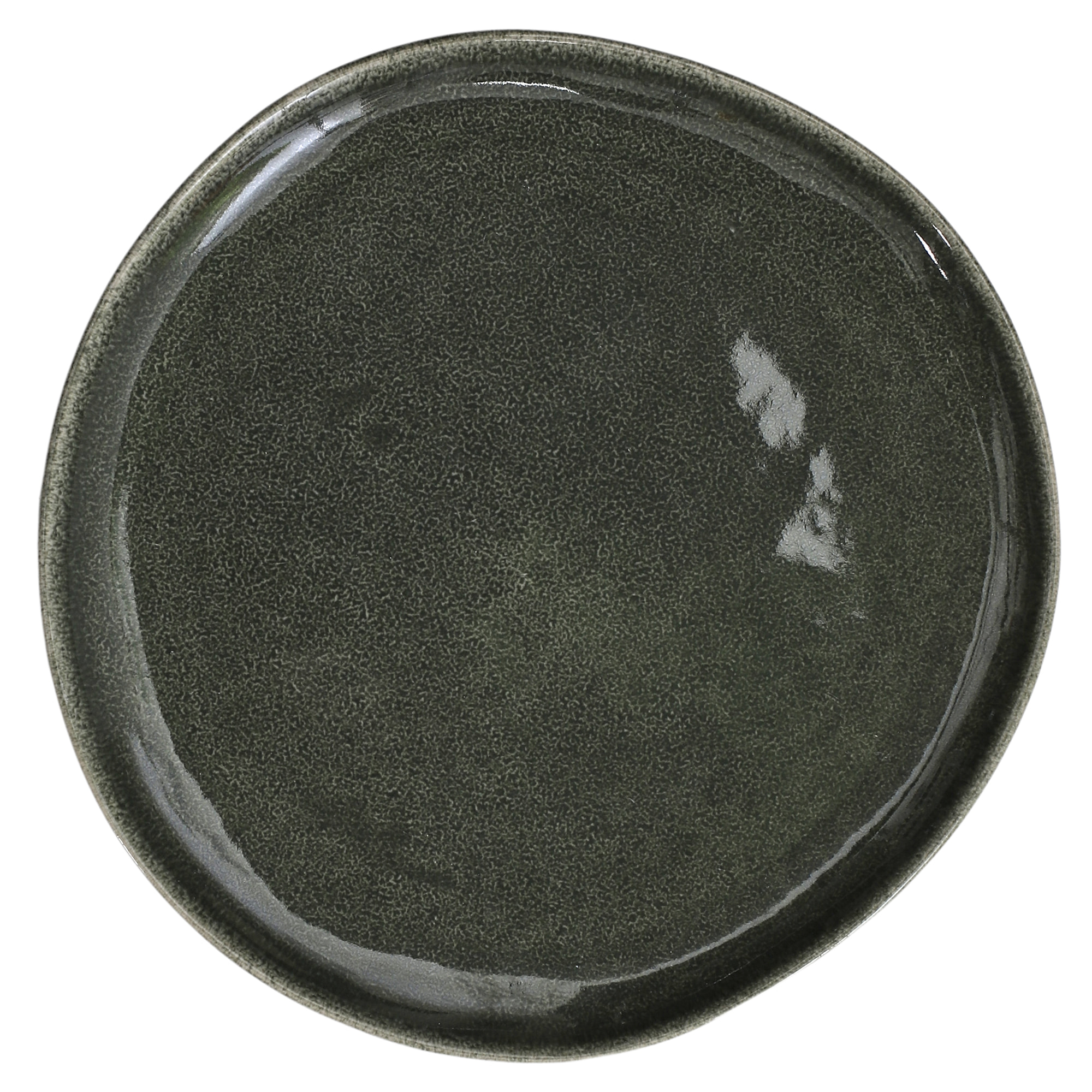 Assiette D27cm Au Gres Du Temps Vert