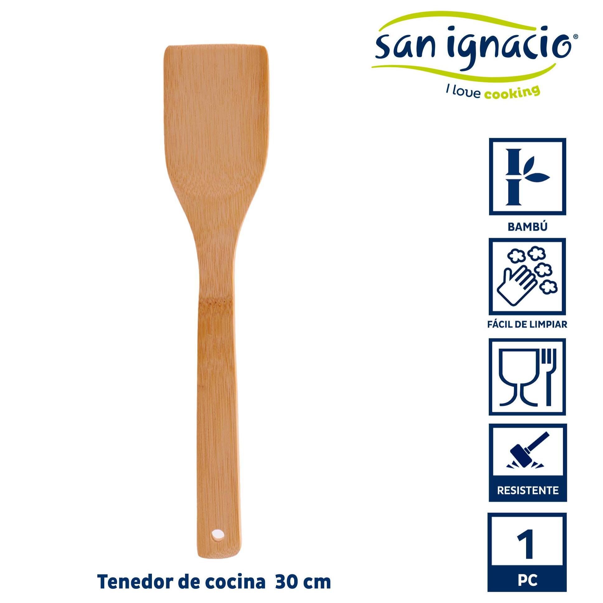 Pala cocina bambu plana 30cm colección kinvara