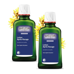 WELEDA - Duo Lotion Après-Rasage  - Rafraîchit et tonifie - Vegan* - Certifié Natrue**-  Flacon 100 ml  x 2