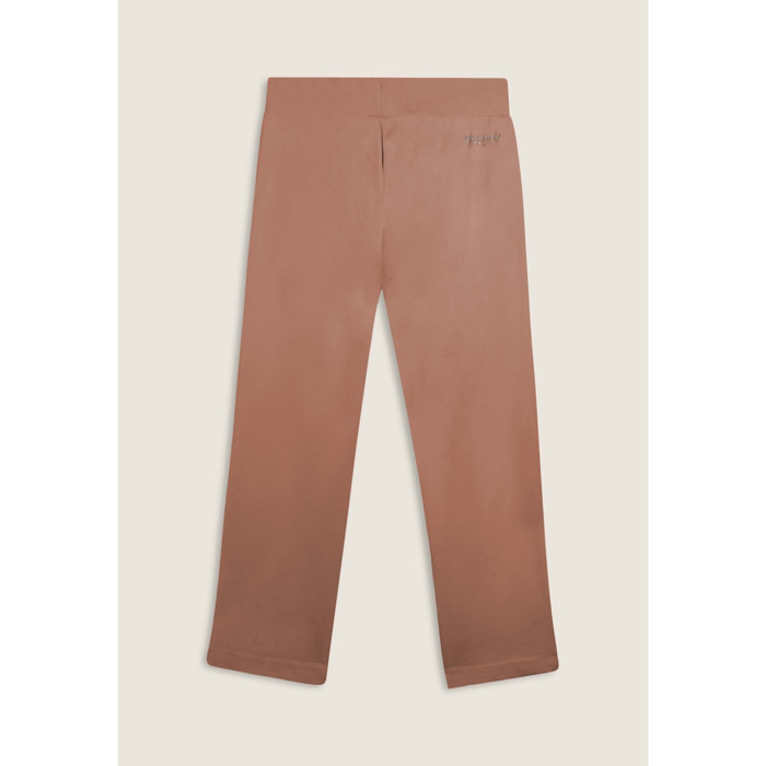 Pantaloni sportivi con gamba dritta e dettagli luminosi