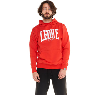 Sudadera de hombre Leone Basic de algodón no perchado con capucha