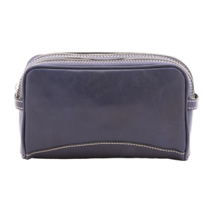 Pochette  unisex In Vera pelle Made in Italy 24x18x7 cm