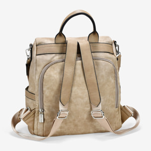 Mochila antirrobo arena con cremallera