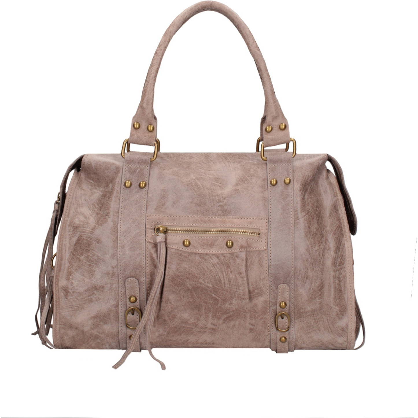 Borsa a spalla da donna - Modello Clara - Vera pelle - 41.0 x 28.0 x 13.0 cm