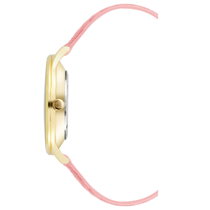 Reloj Nine West NW-2560SVPK Mujer Analogico Cuarzo con Correa de Cuero