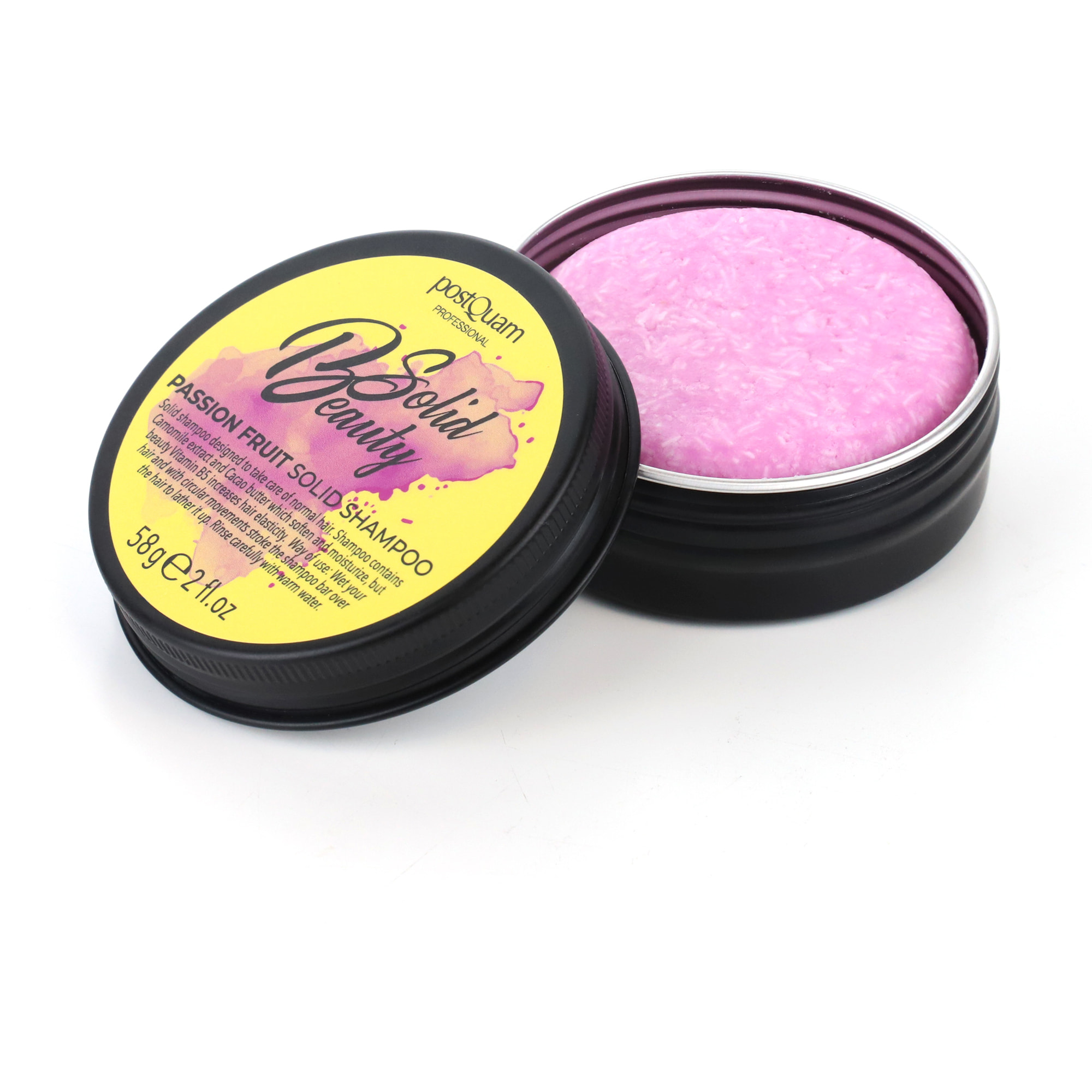 Champú sólido de fruta de la pasión - 58 g